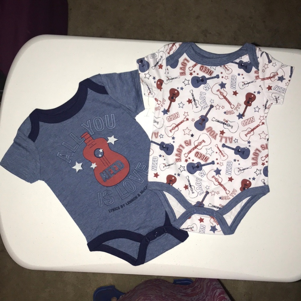 NWT Lyrics By Lennon & McCartney 2 Pc. Creeper Set